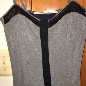 Rachel Roy bodycon dress with mesh detail